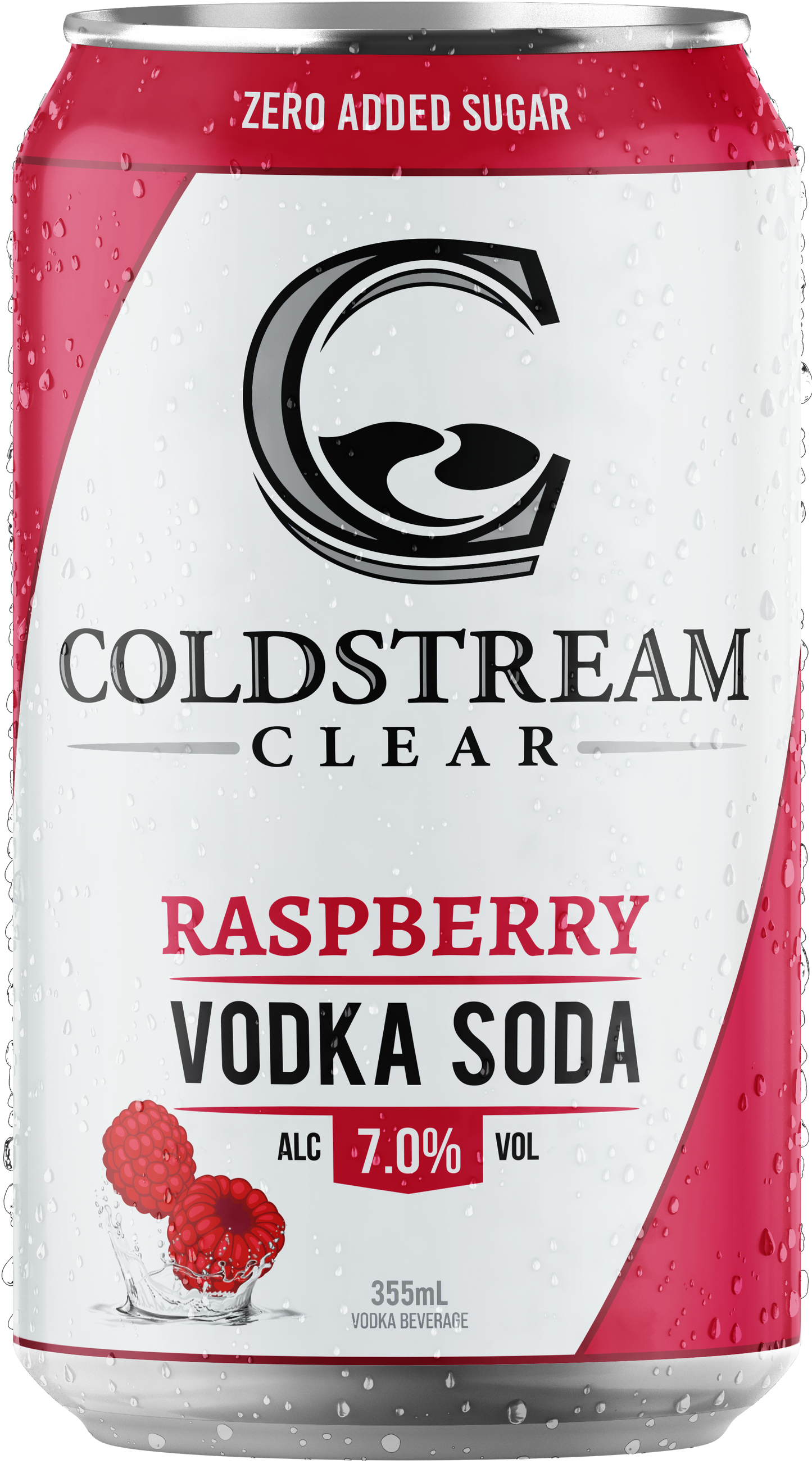 Raspberry Vodka Soda