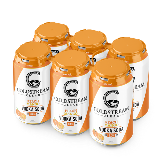 Peach Mango Vodka Soda