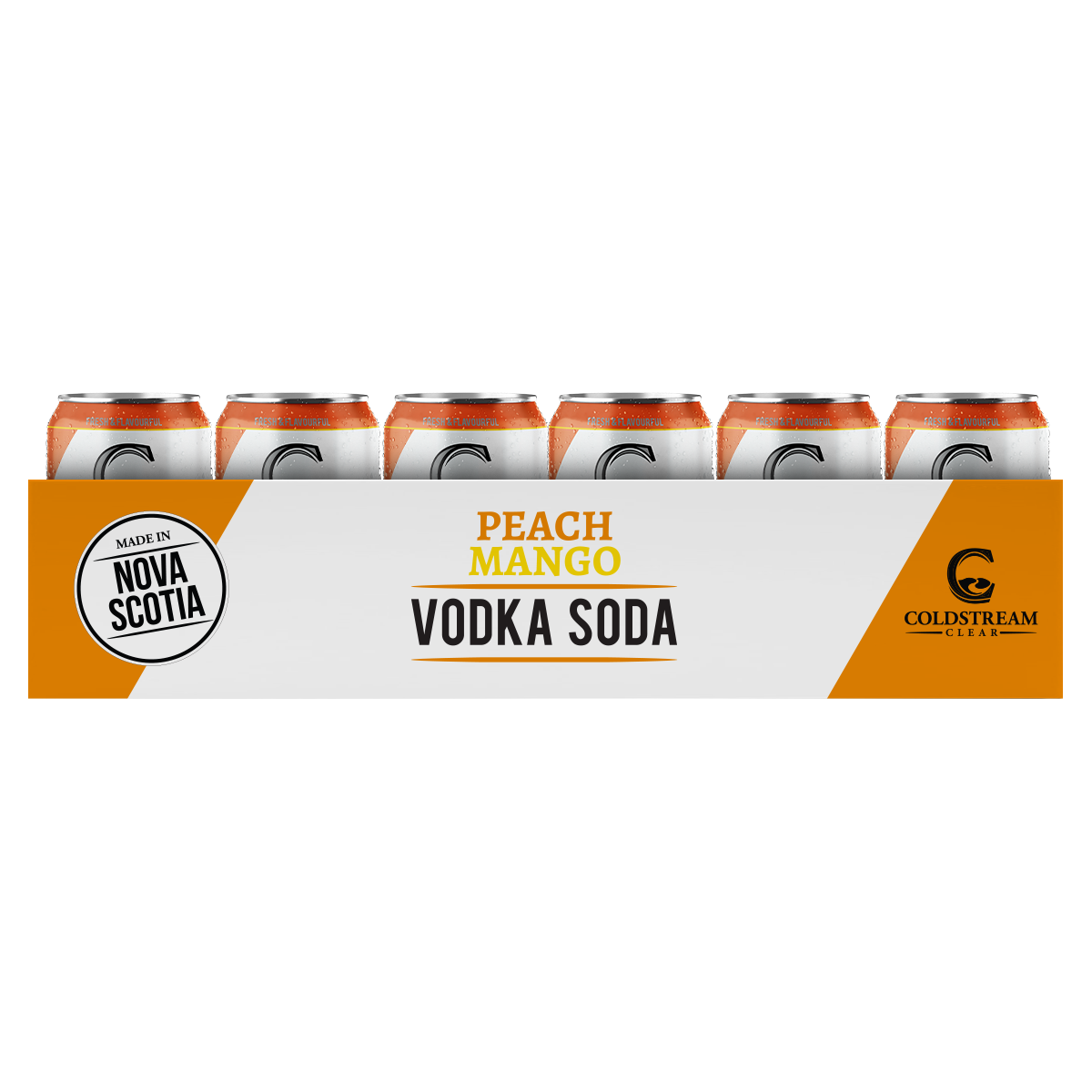 Peach Mango Vodka Soda