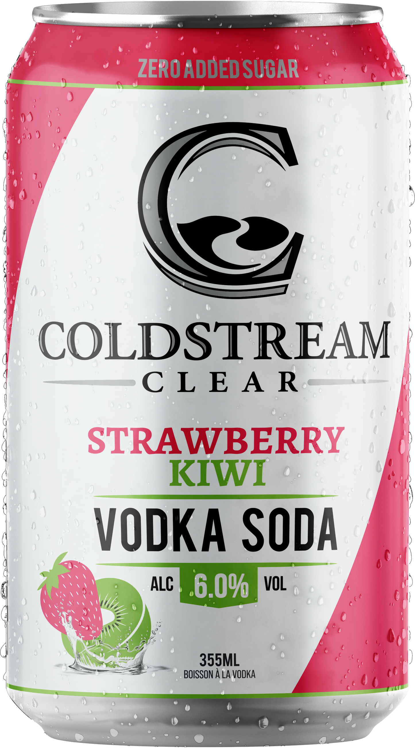 Strawberry Kiwi Vodka Soda