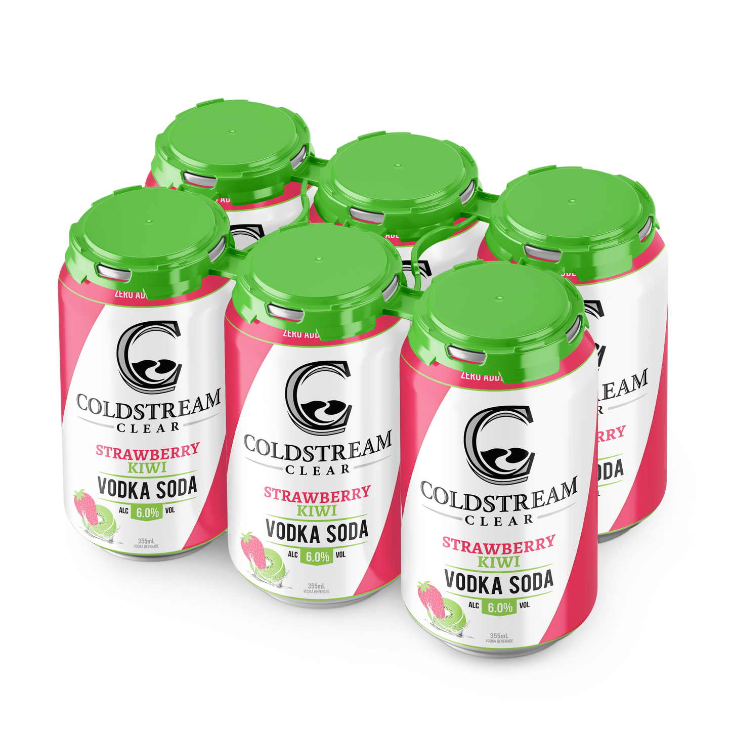 Strawberry Kiwi Vodka Soda