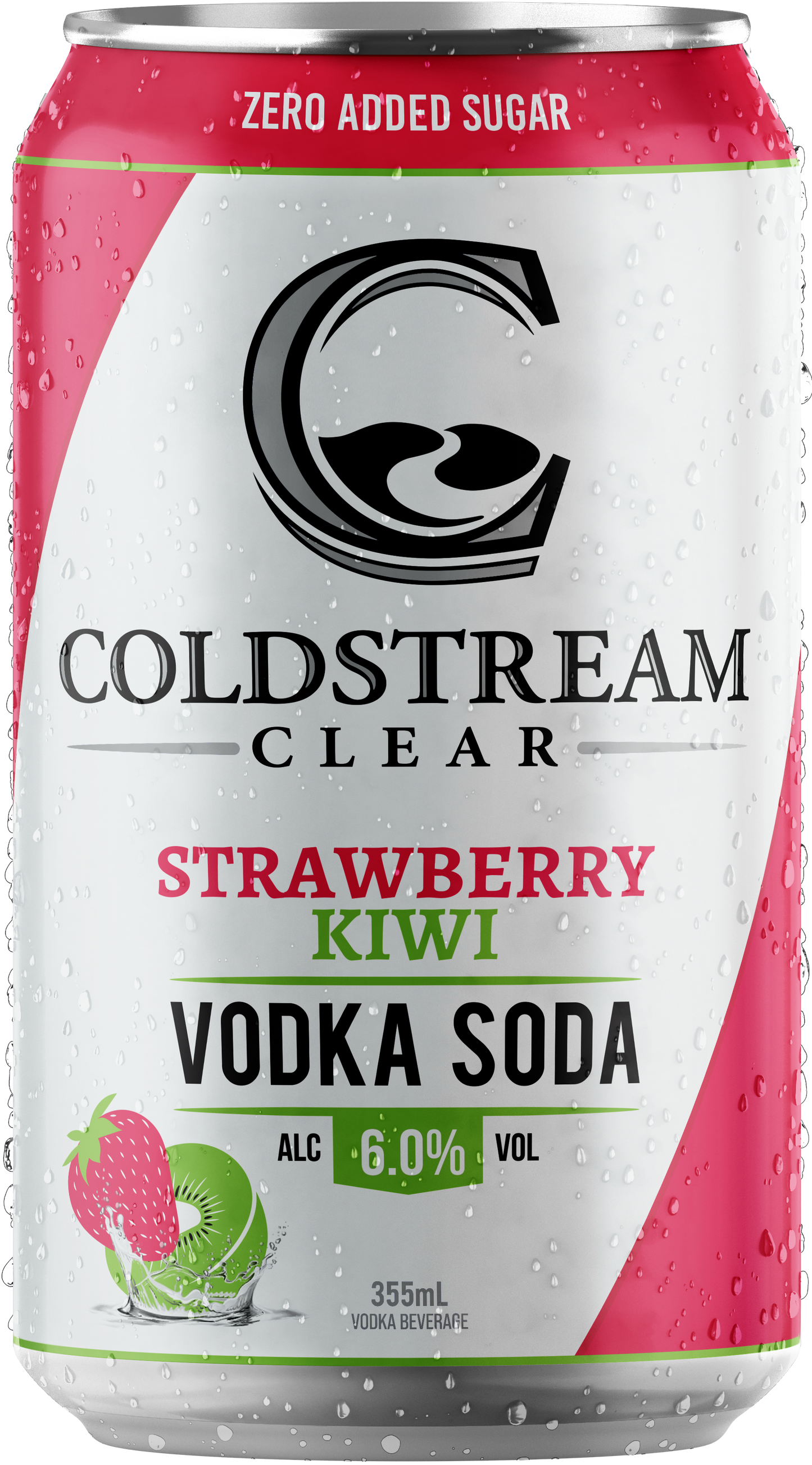 Strawberry Kiwi Vodka Soda