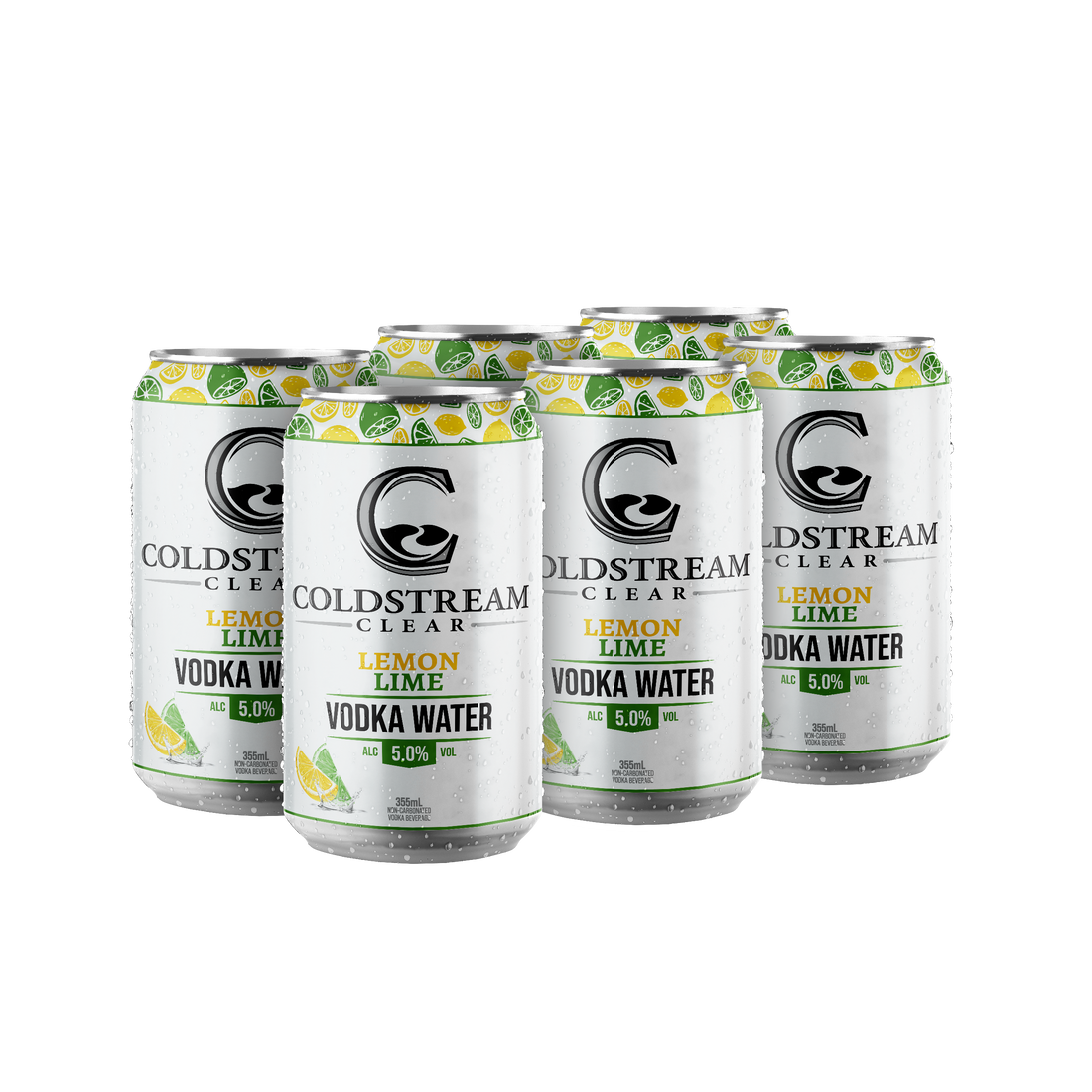 Lemon Lime Vodka Water Coldstream Clear Distillery